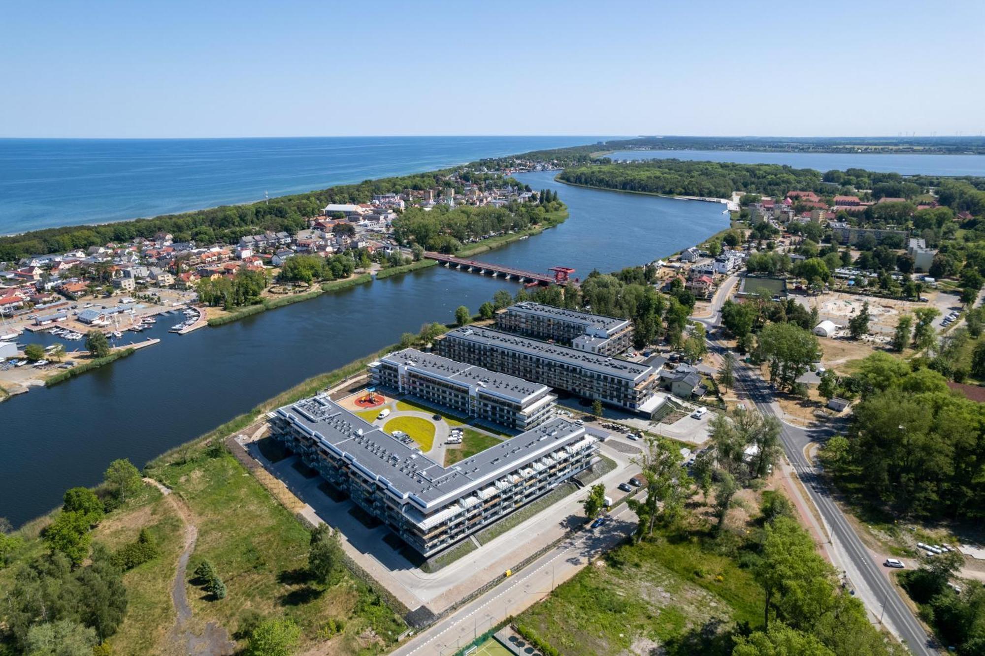 Wellness & Spa Resort Dziwnow Riverfront Apartments With Parking By Noclegi Renters Exterior foto
